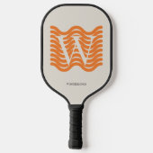 Raquette De Pickleball Vague orange pastel (Verso)