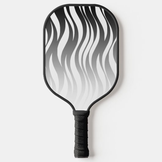 Raquette De Pickleball Vagues - Dégradé noir (Recto)