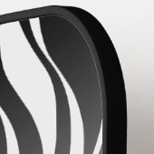 Raquette De Pickleball Vagues - Dégradé noir (Détail gauche)
