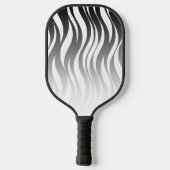 Raquette De Pickleball Vagues - Dégradé noir (Verso)