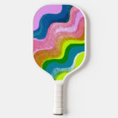 Raquette De Pickleball Vagues en gras (Verso)
