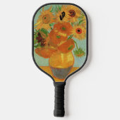Raquette De Pickleball Vase avec douze tournesols par Vincent van Gogh (Verso)