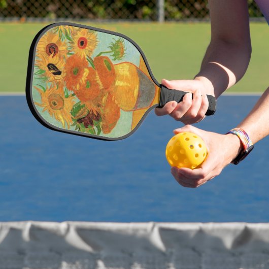 Raquette De Pickleball Vase avec douze tournesols par Vincent van Gogh (Insitu)