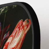 Raquette De Pickleball Vase de verre avec des fleurs (Détail gauche)