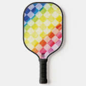 Raquette De Pickleball Vérificateurs arc-en-ciel (Recto)