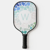 Raquette De Pickleball Verre de mer coloré (Verso)