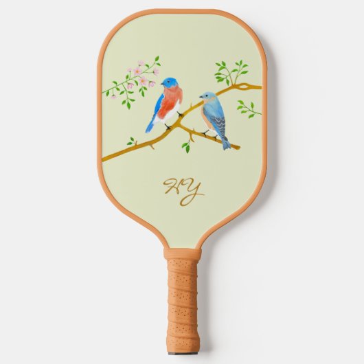 Raquette de Pickleball Vert Clair Bluebirds (Recto)