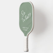 Raquette De Pickleball Vert crémeux. Alors Quoi ? Joueur (Gauche)