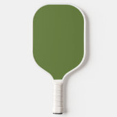 Raquette De Pickleball Vert de thym uni de couleur solide (Verso)