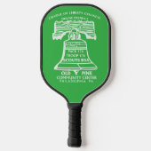 Raquette de Pickleball - Vert Olive (Verso)