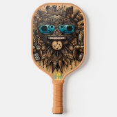 Raquette De Pickleball Vibe cosmique : Conception complexe sur un (Verso)