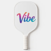 Raquette de Pickleball Vibe Rainbow Script – (Recto)