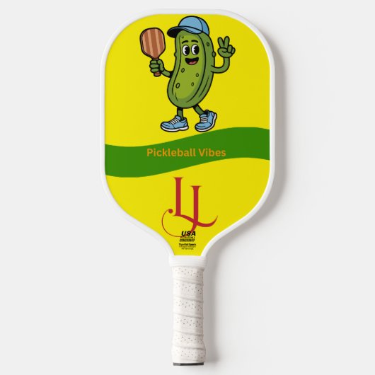 Raquette de Pickleball Vibes Cartoon Pickle (Recto)