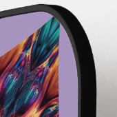 Raquette De Pickleball Vibrant Mandala Pickleball Paddle  (Détail gauche)