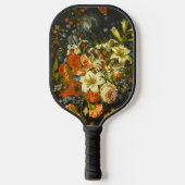 Raquette De Pickleball Vie morte avec fleurs et fruits (Recto)