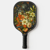 Raquette De Pickleball Vie morte avec fleurs et fruits (Verso)