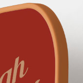 Raquette De Pickleball Vieux vs Jeune monogramme personnalisé (Détail gauche)