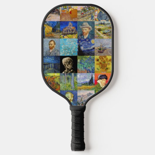 Raquette De Pickleball Vincent van Gogh - chefs-d'oeuvre Mosaic Patchwork (Recto)