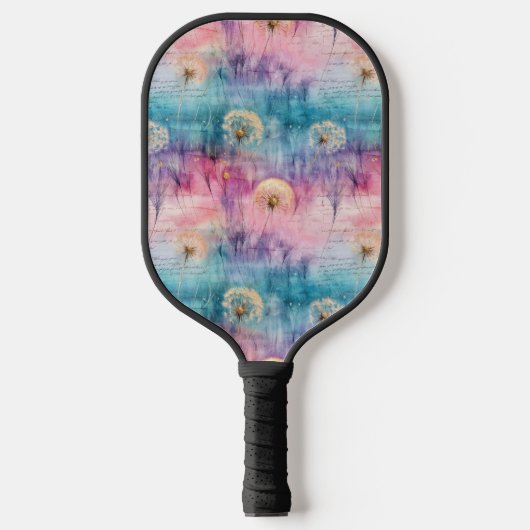 Raquette De Pickleball Vintage Dandelion Abstract Pattern (6) (Recto)