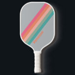 Raquette De Pickleball Vintage Lilac Charme rayures avec nom<br><div class="desc">Entrez dans un monde d'élégance intemporelle avec la Vintage Lilac Charm Stripes avec le nom Pickleball Paddle. Des rayures lilas molles et muettes se tissent à travers la surface, évoquant la douce grâce d'un jardin ancien baisé par la lumière du soleil. Votre nom, élégamment gravé, ajoute une touche personnelle à...</div>