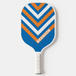Raquette De Pickleball Vintage New Amsterdam Chevron avec nom