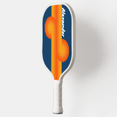 Raquette de Pickleball Vintage Stripe Loop avec No (Gauche)