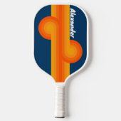 Raquette de Pickleball Vintage Stripe Loop avec No (Verso)
