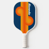 Raquette de Pickleball Vintage Stripe Loop avec No (Recto)