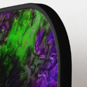 Raquette De Pickleball Violet verdoyant (Détail gauche)