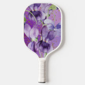 Raquette De Pickleball Violets doux violets floraux (Verso)