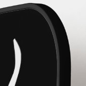 Raquette De Pickleball Visage de cheval blanc (Détail gauche)