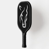 Raquette De Pickleball Visage de cheval blanc (Gauche)