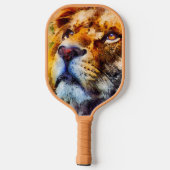 Raquette De Pickleball Visage de lion placide (Verso)