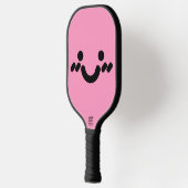 Raquette De Pickleball Visage Mignon et Timide Rose Clair (Gauche)