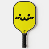 Raquette De Pickleball Visage Mignon Jaune (Verso)