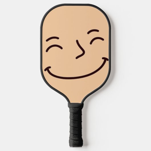 Raquette De Pickleball Visage souriant (Recto)