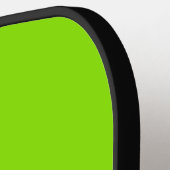 Raquette De Pickleball Visage Timide Mignon Vert (Détail gauche)