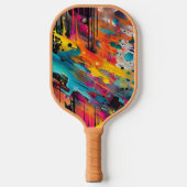 Raquette De Pickleball Vivid Chaos Splash Graffiti (Recto)