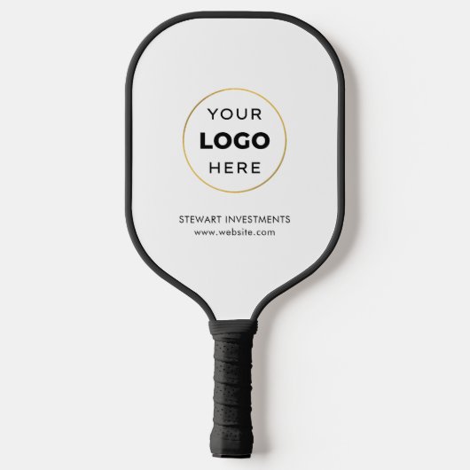 Raquette De Pickleball Votre logo Entreprise Blanc (Verso)