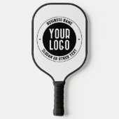 Raquette De Pickleball Votre logo ou votre conception d'entreprise | Text (Verso)