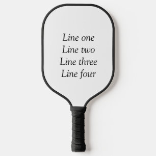 Raquette De Pickleball Votre message ici ajoutez le nom du texte image ci