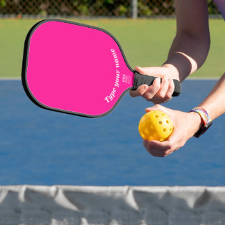 Raquette De Pickleball Votre nom sur Pickleball Pink Paddle