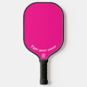 Raquette De Pickleball Votre nom sur Pickleball Pink Paddle (Recto)