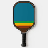 Raquette De Pickleball Votre photo Gradès Stripes Pickleball Paddle (Verso)