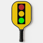 Raquette De Pickleball Voyage feu à l'avant Attention Route Signal Pickle (Verso)