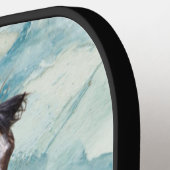 Raquette De Pickleball Voyageur de Cheval sauvage (Détail gauche)