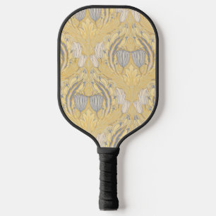Raquette De Pickleball Walter Crane Blue White Tulips & Acanthus