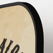 Raquette De Pickleball Western Cowboy Boots AJOUTER LE NOM Sheriff Spurs  (Détail gauche)