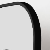 Raquette De Pickleball Whimsical Skinny Chat noir (Détail gauche)