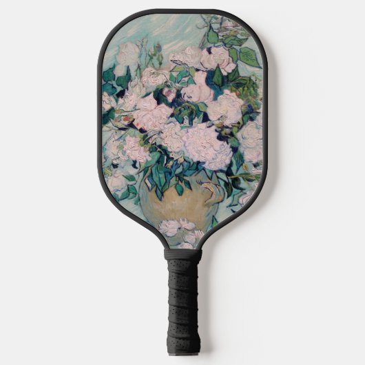Raquette De Pickleball White Roses-1890-Vincent van Gogh (Recto)